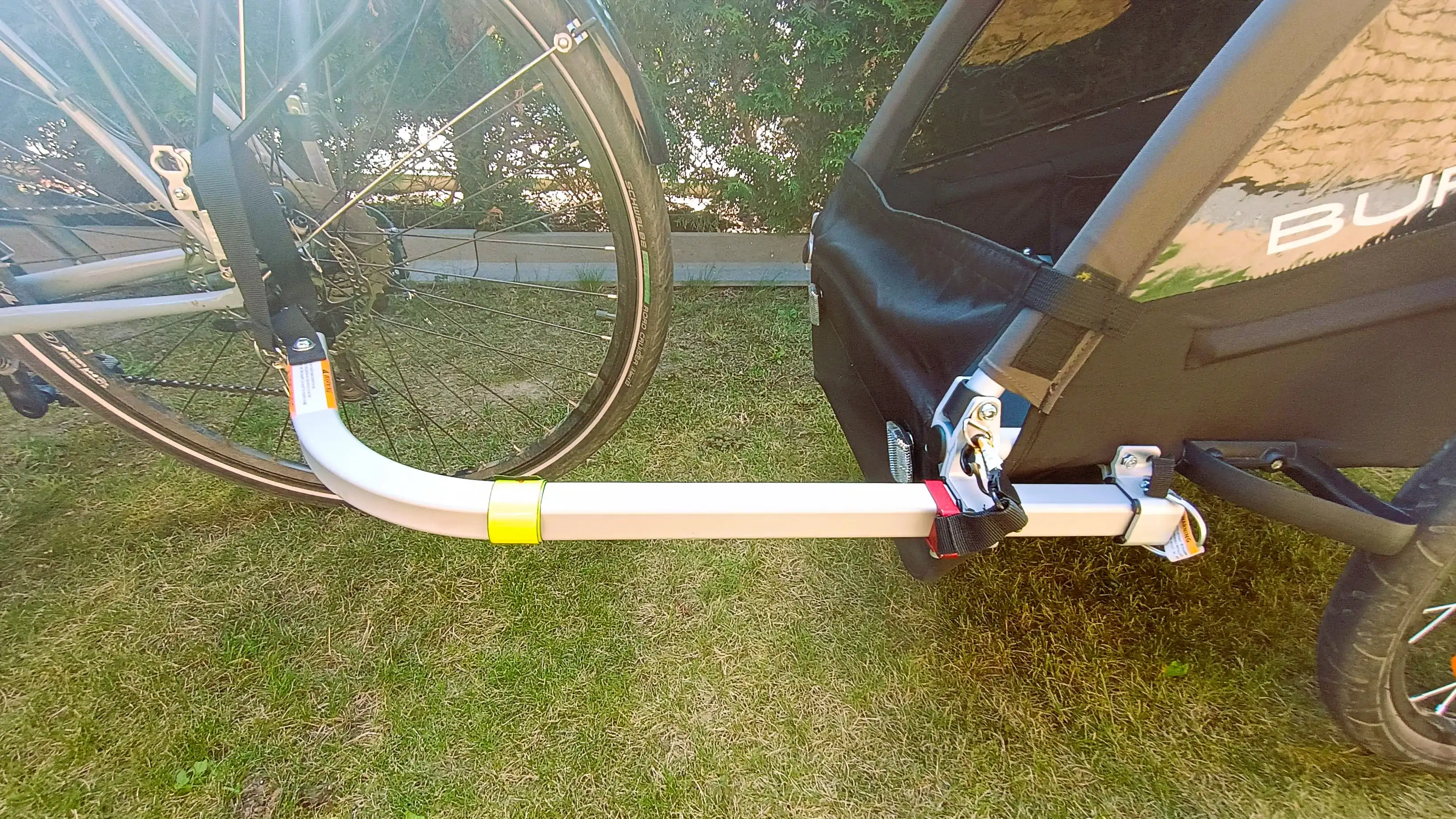 Detail přípojné oje